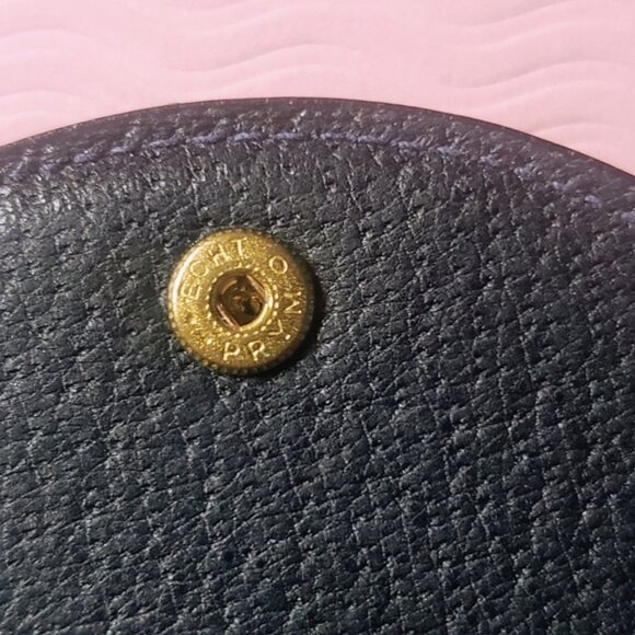 Vintage GUCCI GG Ophidia Sherry Line Coin Case – Navy Blue / Red GG Canvas w COA - Picture 7 of 13